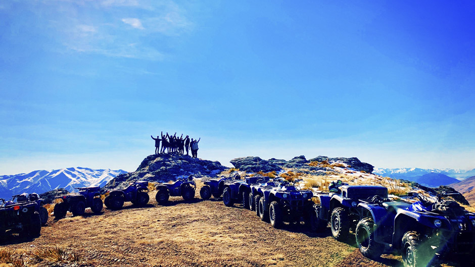 THE CARDRONA - MOUNTAIN QUAD BIKE EXPERIENCE southern alps amazing scenery