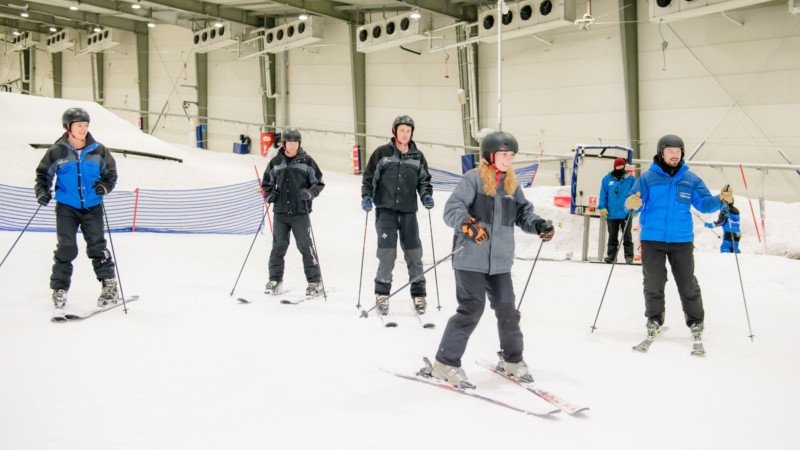skiing indoor