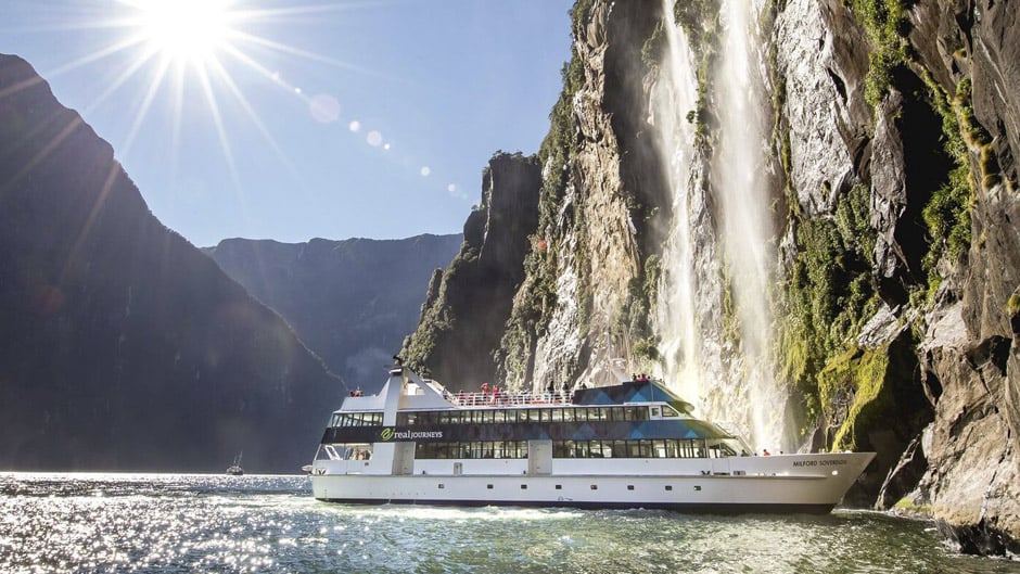 For breathtaking, awe-inspiring scenery take a Milford Sound Scenic Cruise with Real Journeys