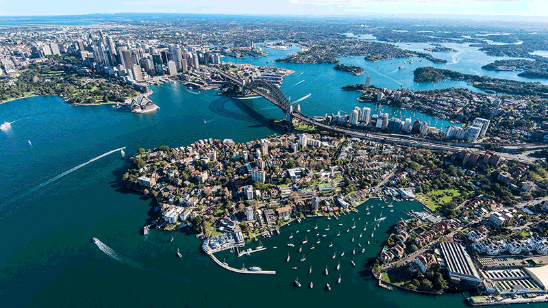 Scenic flight Sydney Harbour