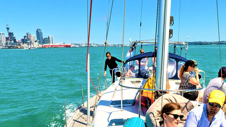 Auckland Harbour Sailing and Brunch, Sun Kissed