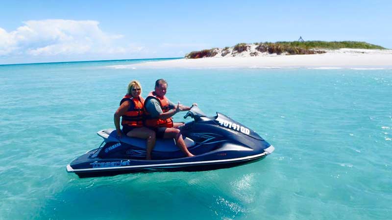 Fraser Island is certainly the gem of the Fraser Coast, we can show you a part of Fraser Island and the Great Sandy Straits that few tourist get to see on this 1 1/2 hour jet ski tour!