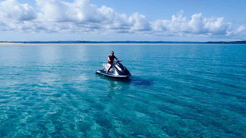 Fraser Island is certainly the gem of the Fraser Coast, we can show you a part of Fraser Island and the Great Sandy Straits that few tourist get to see on this 1 1/2 hour jet ski tour!