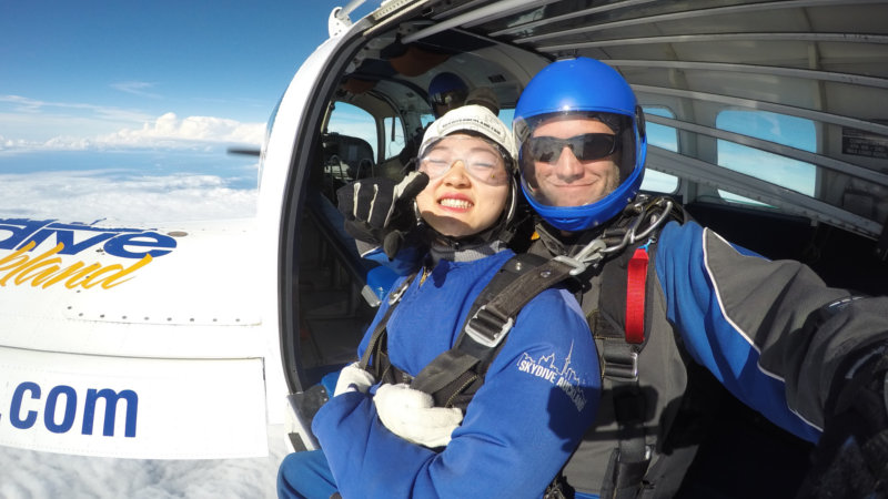 Feel the thrill of jumping from a plane from 13,000ft! Freefall for 45 seconds at a speed of 200+ km/hr with stunning views of both the east and west coasts of NZ, Great Barrier Island, Waiheke Island and Mt Ruapehu