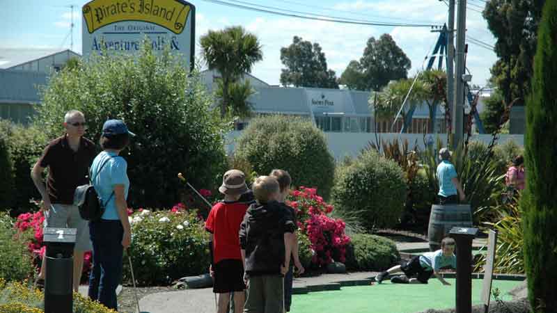 Pirates Island Mini Golf is simply the best mini golf option available in Christchurch.