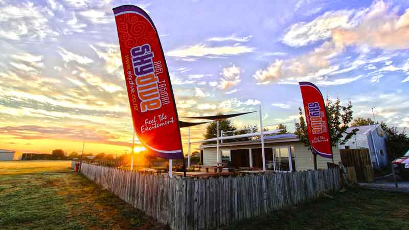 Best Skydive in New Zealand! Enjoy a panoramic flight with stunning views as you climb to 16,500ft over snow-capped mountains, golden beaches and turquoise oceans...Paradise! Best weather, scenery and team!