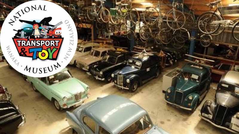 Visit Wanaka's National Toy & Transport Museum, with an intriguing collection of over 50,000 toys, 600 vehicles, aircraft, teddys, wind up toys, thousands of miscellaneous items and much so more. A great place to visit with the family or for adults wanting to bring out their inner child!