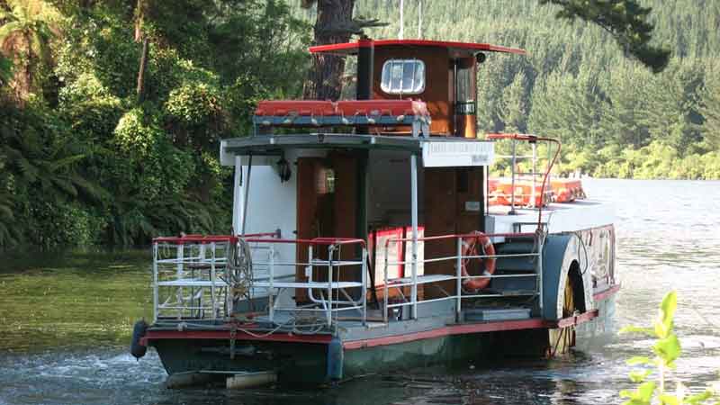 Experience a piece of New Zealand's maritime history aboard the 105 year old Otunui paddleboat and enjoy a 2 hour cruise along Lake Whakamaru surrounded by beautiful native forest, wildlife, hidden valleys, streams and dams.