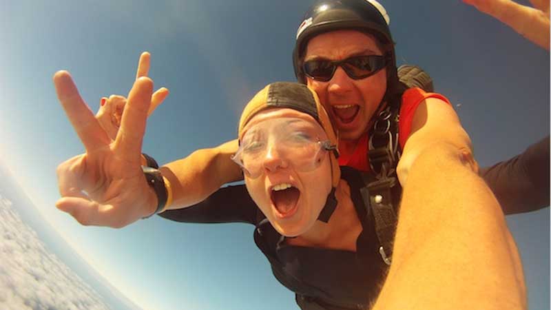 Experience the rush that is jumping from a plane at 10,000ft, free falling at 200km/hr over Northland's stunning coastal and country landscape with Ballistic Blondes skydiving.