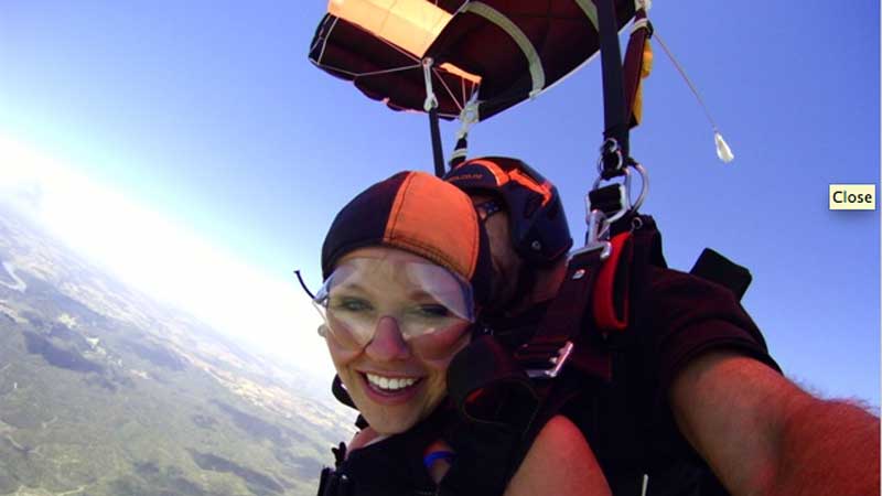 Experience the rush that is jumping from a plane at 10,000ft, free falling at 200km/hr over Northland's stunning coastal and country landscape with Ballistic Blondes skydiving.