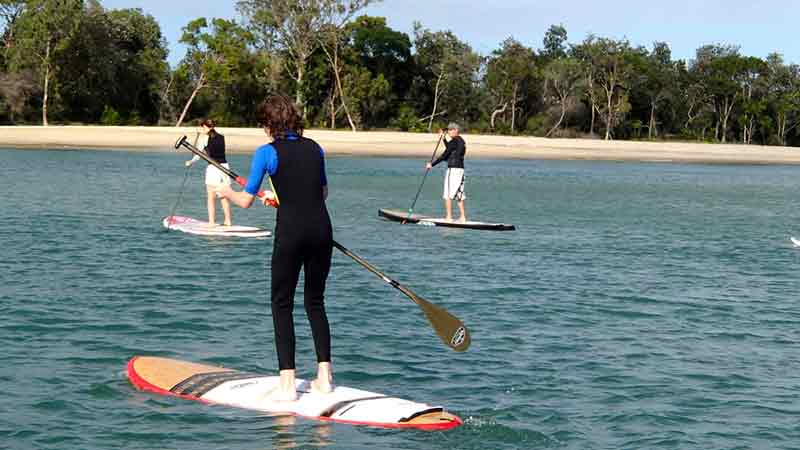 Hire a Stand Up Paddle Board for half a day and paddle the calm waters on the Noosa River!