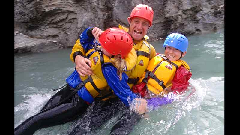 We are specialists in soft adventure trips rafting the gentle upper reaches of the famous Shotover River.  Suitable for everyone from 3 years old.  Water confidence is not necessary!