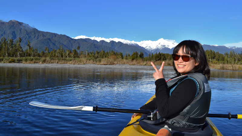 Franz Josef Wilderness Tours is one of the most scenic kayak locations on planet earth