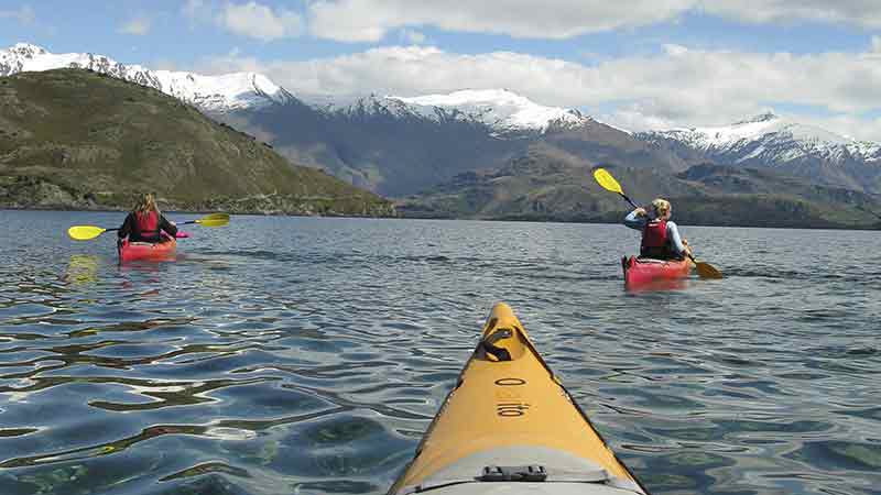 Come for a half day kayak adventure on beautiful Lake Wanaka with Paddle Wanaka!