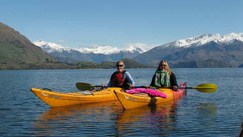 Come for a half day kayak adventure on beautiful Lake Wanaka with Paddle Wanaka!