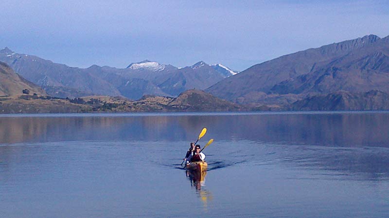 Come for a half day kayak adventure on beautiful Lake Wanaka with Paddle Wanaka!