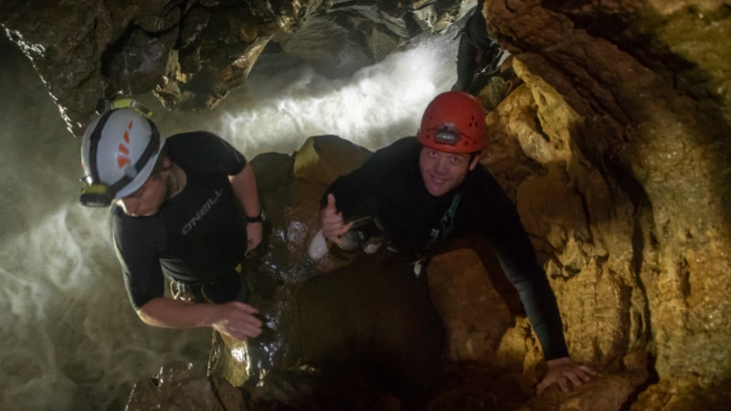 Experience the most adventurous and dramatic caving experience in the world with Waitomo Cave's ultimate caving tour!