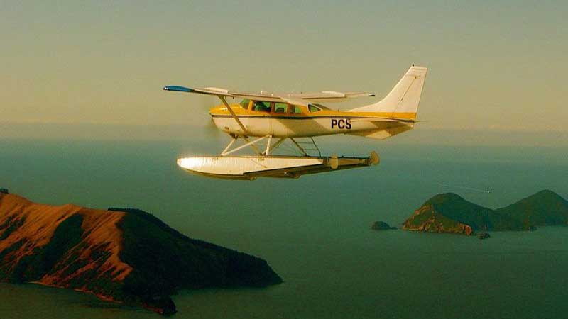Discover the very best of what the Marlborough Sounds has on offer with this extra special scenic flight exploring the magnificent Queen Charlotte Sound and its world famous track and the stunning Keneperu Sound and Pelorus Sound. A trip of a lifetime, not to be missed.