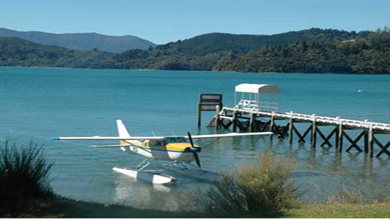 Experience a thrilling and unique flight aboard a float plane discovering the wonders of the beautiful Marlborough Sounds.