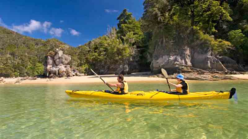 The breathtaking Abel Tasman National Park boasts tranquil golden bays, sea drowned valleys, lush tropical forests and an array of marine and wildlife making it the ideal location for an extraordinary kayaking expedition. 