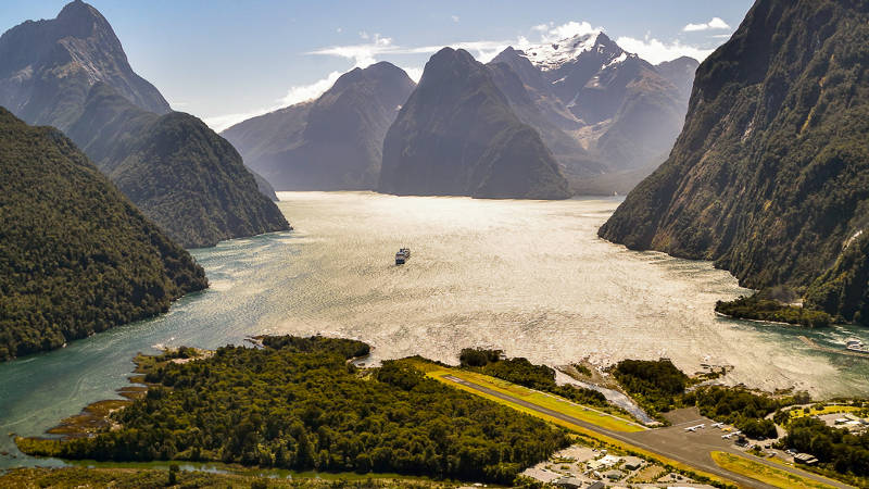 Experience one of New Zealand's number one tourist destinations from three fantastic perspectives - a luxury scenic coach into Milford Sound, a small boat cruise and an awe-inspiring scenic flight!