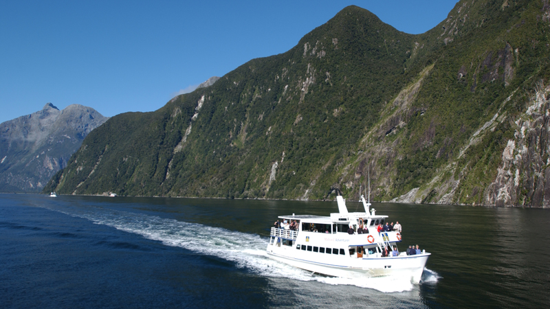 Experience one of New Zealand's number one tourist destinations from three fantastic perspectives - a luxury scenic coach into Milford Sound, a small boat cruise and an awe-inspiring scenic flight!