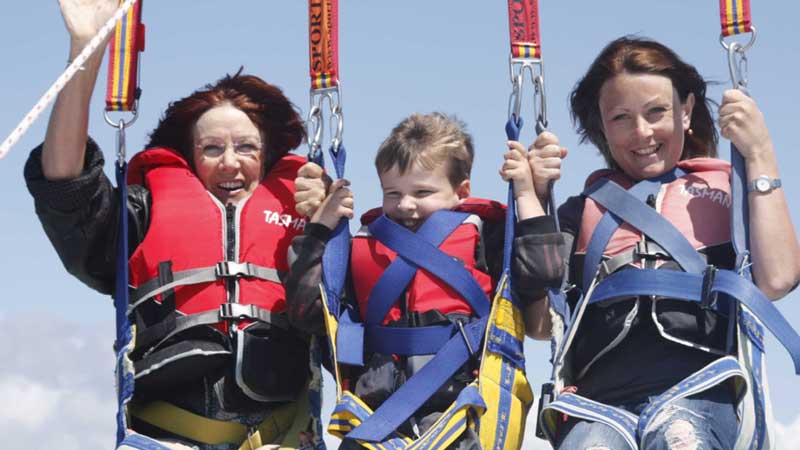 Embark on an incredible parasailing experience, climbing to a tremendous height of 1300ft over the stunning Bay of Islands! 