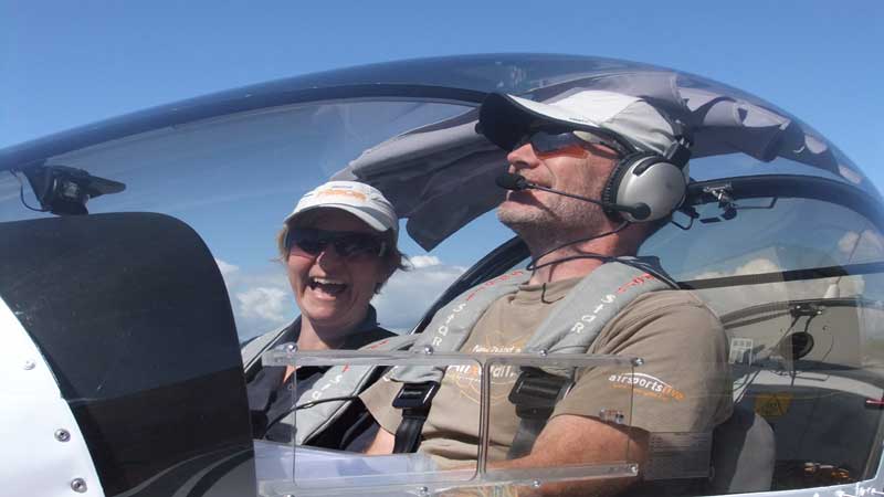 Try Piloting a Plane! In the hot seat, over the stunning Nelson Bays.