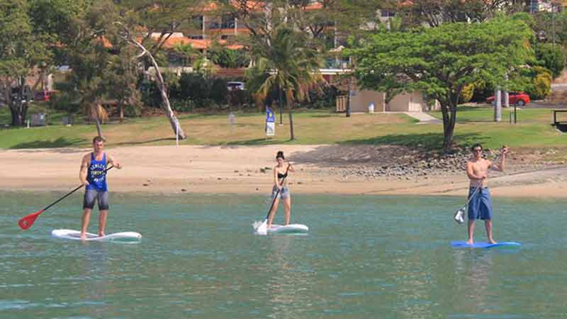 Make the most of the pristine waters around Shingley Beach on a SUP Tour with Whitsunday Stand Up Paddle