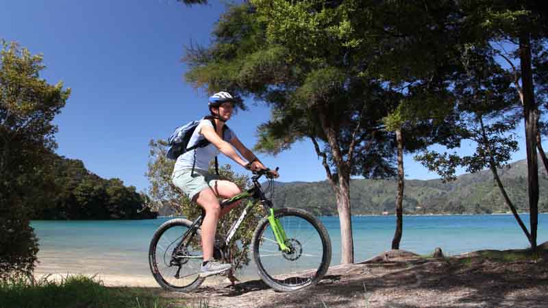 Come and experience the thrill of mountain biking with a 2 hour biking adventure over what is widely regarded as New Zealand's premier track - The outstanding Queen Charlotte Track.