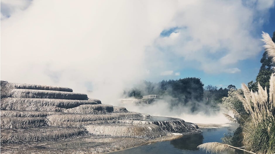 Come and explore the bubbling and streaming lands of Wairakei Terraces - A geothermal wonderland and the jewel in the crown of this magical region.