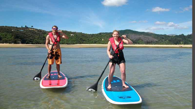 SUP in the stunning Abel Tasman National Park and head for the famous Split Apple Rock on a two hour SUP Hire.