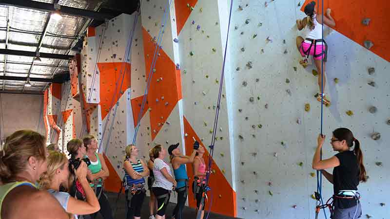 Get down to Rockit Climbing Gym and challenge yourself on the variety of walls