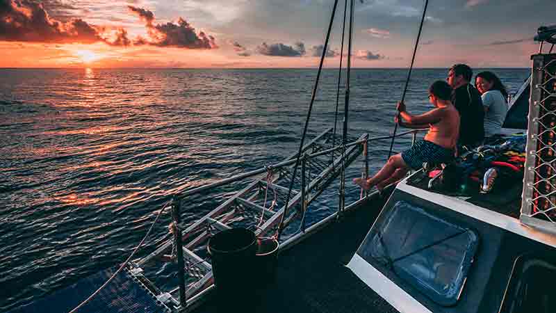 Explore the outer Great Barrier Reef from Cairns on this 2-day overnight snorkel, dive & sail trip with Coral Sea Dreaming