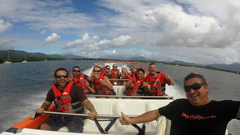 Thrilling jet boat rides in Cairns! 35 minutes of wet, wild fun!
