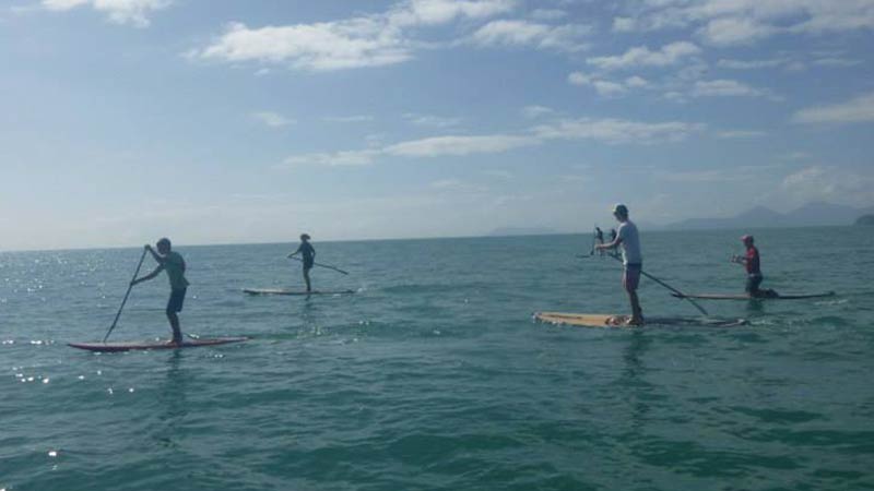 Join us for a morning SUP tour around Double Island, Palm Cove