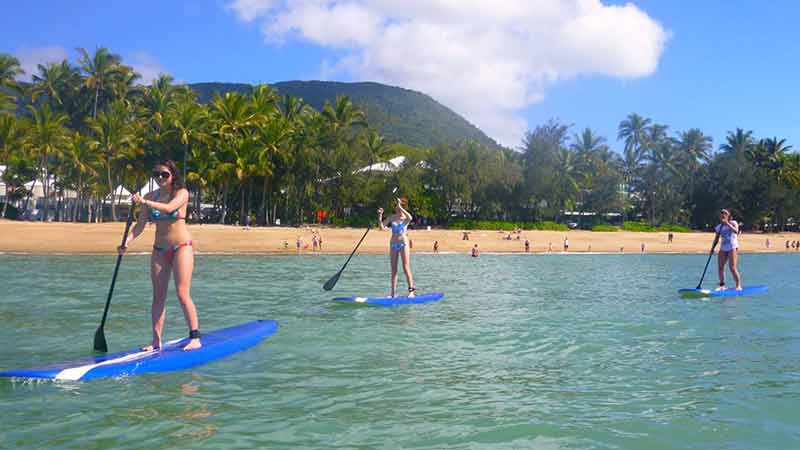 Join us for a morning 1 hour SUP lesson at Palm Cove