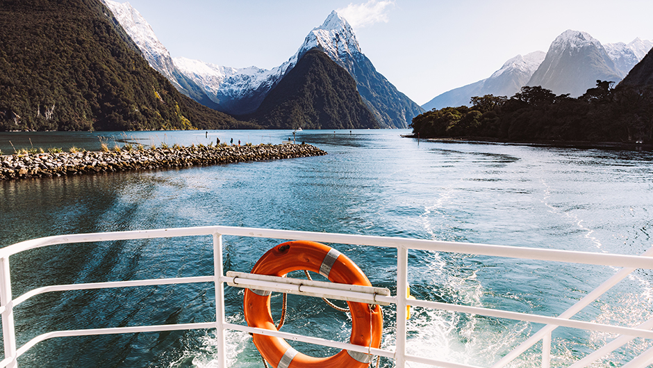 Hop on board our spacious catamaran for a fun, friendly and fabulous 2-hour cruise through Fiordland's famous Milford Sound! 