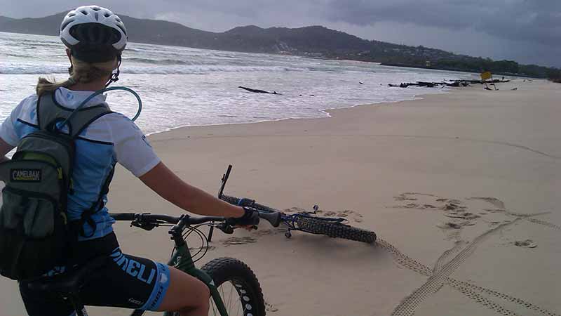 Explore Noosa and make light work of the beaches on this wide tyre bike