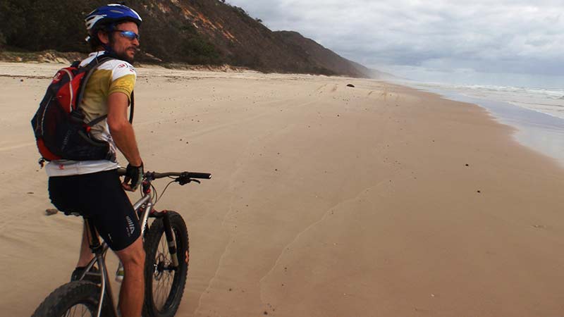 Explore Noosa and make light work of the beaches on this wide tyre bike