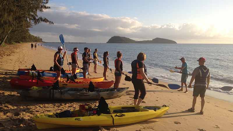 Join us for our 3.5 hour guided kayak tour around Double Island and explore the beautiful coral fringing reef and spot a range of wildlife along the way.