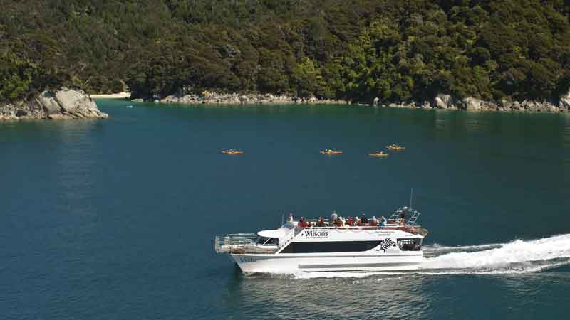 Join Wilsons Abel Tasman for an extra special cruising day trip into the magical Tonga Island Marine Reserve and beyond.