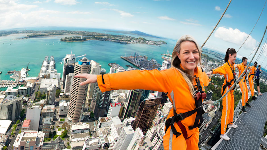 Walk amongst the clouds on top of the iconic Sky Tower as you experience one of New Zealand’s most popular adventure activities!