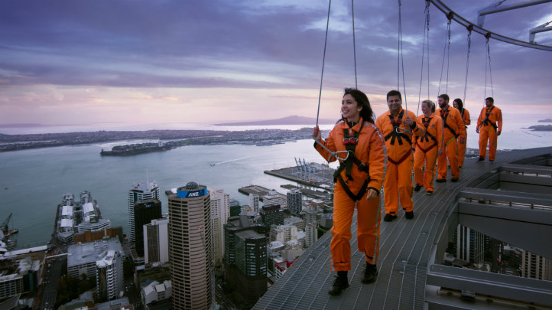 Walk amongst the clouds on top of the iconic Sky Tower as you experience one of New Zealand’s most popular adventure activities!