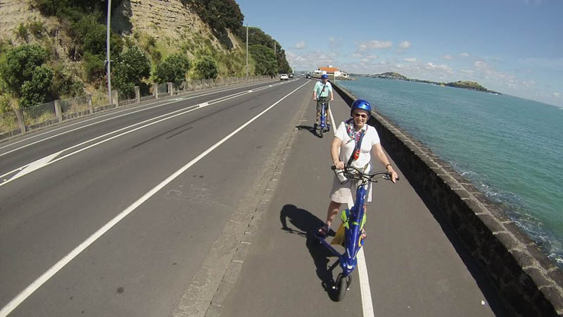 Discover some of Auckland’s best loved bays with a 2 hour scenic trikke tour. You’ll simply love whizzing past the beautiful beaches on your trikke – An electric three wheeler that’s easy to use and heaps of fun!