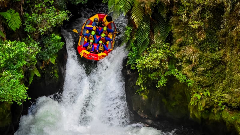 Rafting the Kaituna Waterfall Rotorua