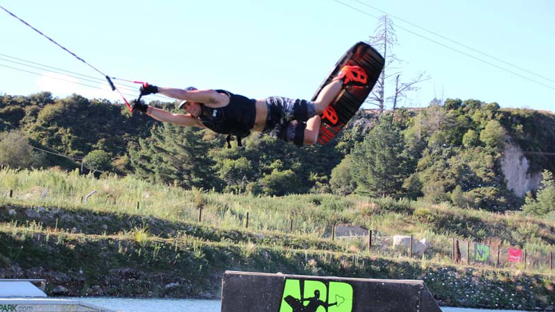Get amongst some high energy wakeboarding action at Taupo Wake Park!