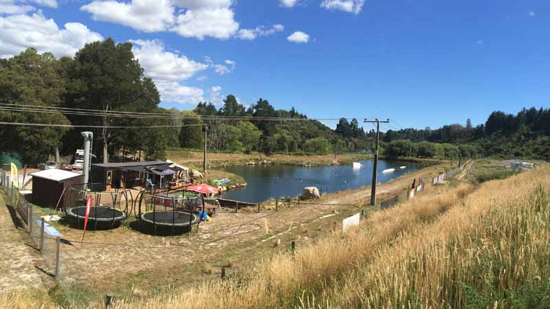 Get amongst some high energy wakeboarding action at Taupo Wake Park!