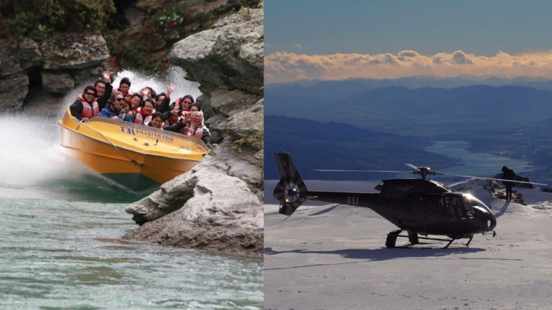 Soar through the clear skies of Central Otago with a remote alpine landing at 5500 feet, followed by a spectacular Jet Boat ride with 360° spins on the waters of the Kawarau River, brought to you by Heliview!