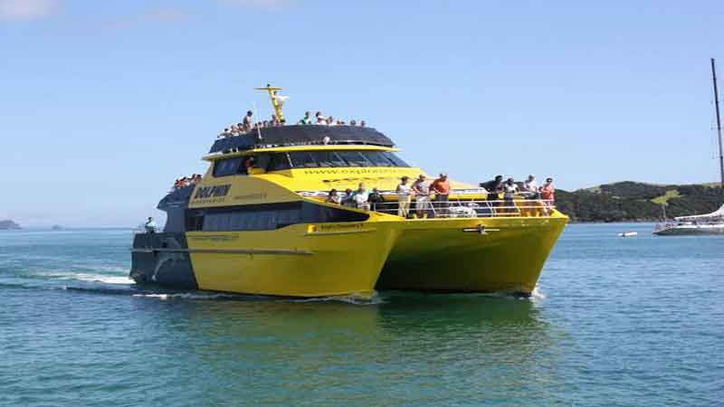 Waiheke Fast Ferry from Waiheke Island to Auckland City downtown.